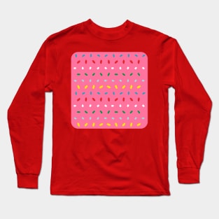 Shimmering colorful sprinkles Long Sleeve T-Shirt